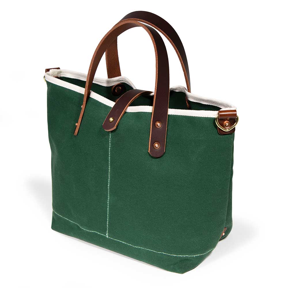 Tennis Green Waxed Canvas All Day Mini Tote