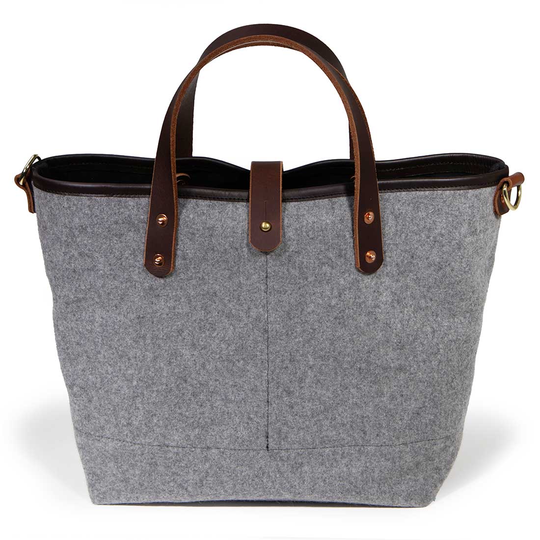 Wool Flannel Mini Tote