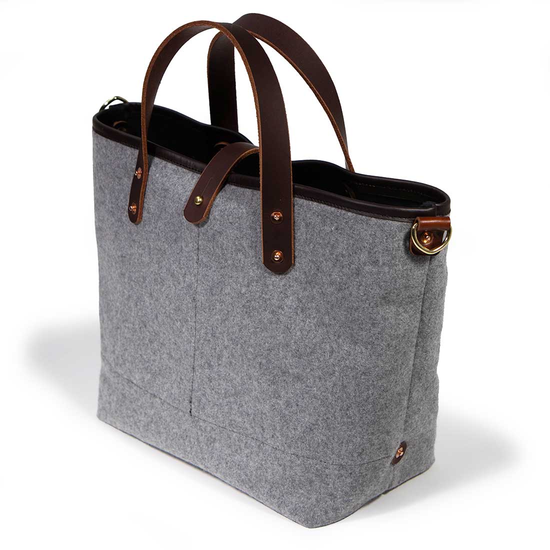 Wool Flannel Mini Tote