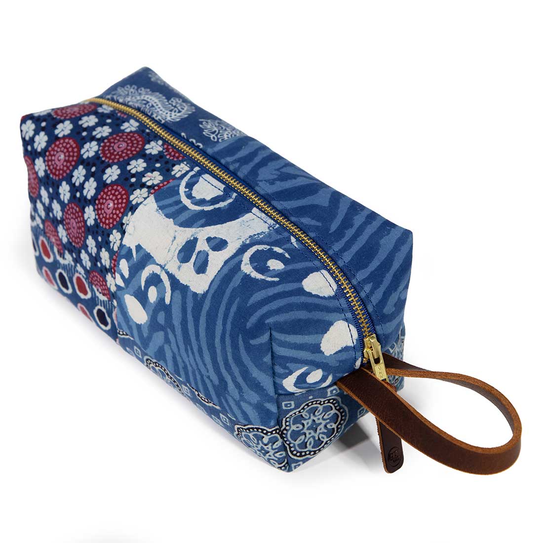 Indian Block Print Patchwork Travel Kit