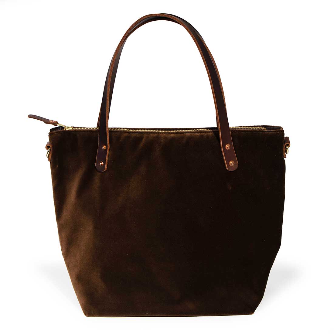 Velvet Nomad Tote- Walnut