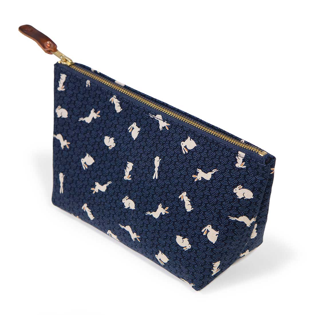 Nousagi Japanese Indigo Travel Clutch