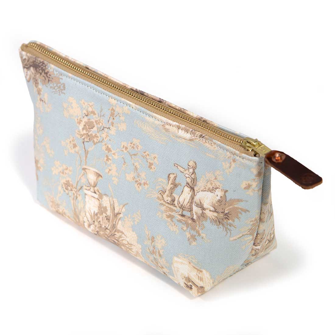 Celeste Toile Travel Clutch