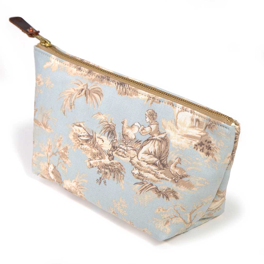 Celeste Toile Travel Clutch