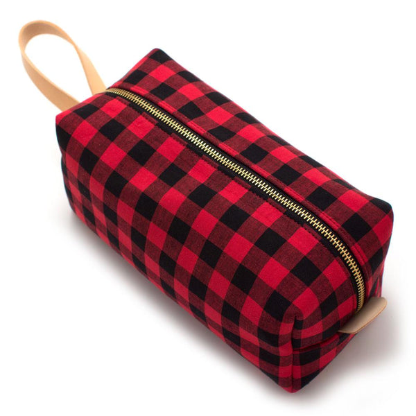 Luxury Leather Plaid Mini Storage Bag keychain Men Women Key Bag